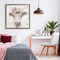 Stupell Industries Betsy Cow with Flowers Floating Frame, design by Stellar Design Studio